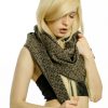 Stola "FlowerOm" taupe / graphit